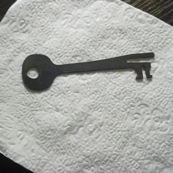 Ancient old castle like stainless steel key..collectable choice - Picture 1 of 4